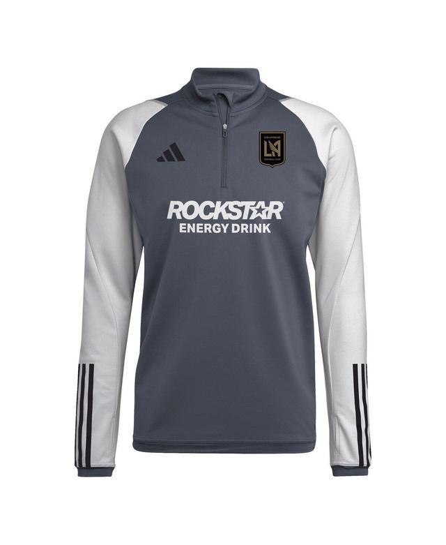 Mens adidas Gray LAFC 2024 On-Field AEROREADY Quarter-Zip Training Top Product Image