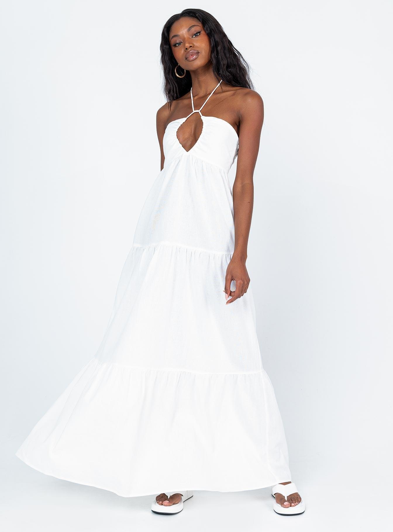 Lincoln Maxi Dress White Product Image