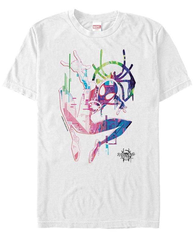 Mens Spider-Man Spider-Verse Tee White Product Image