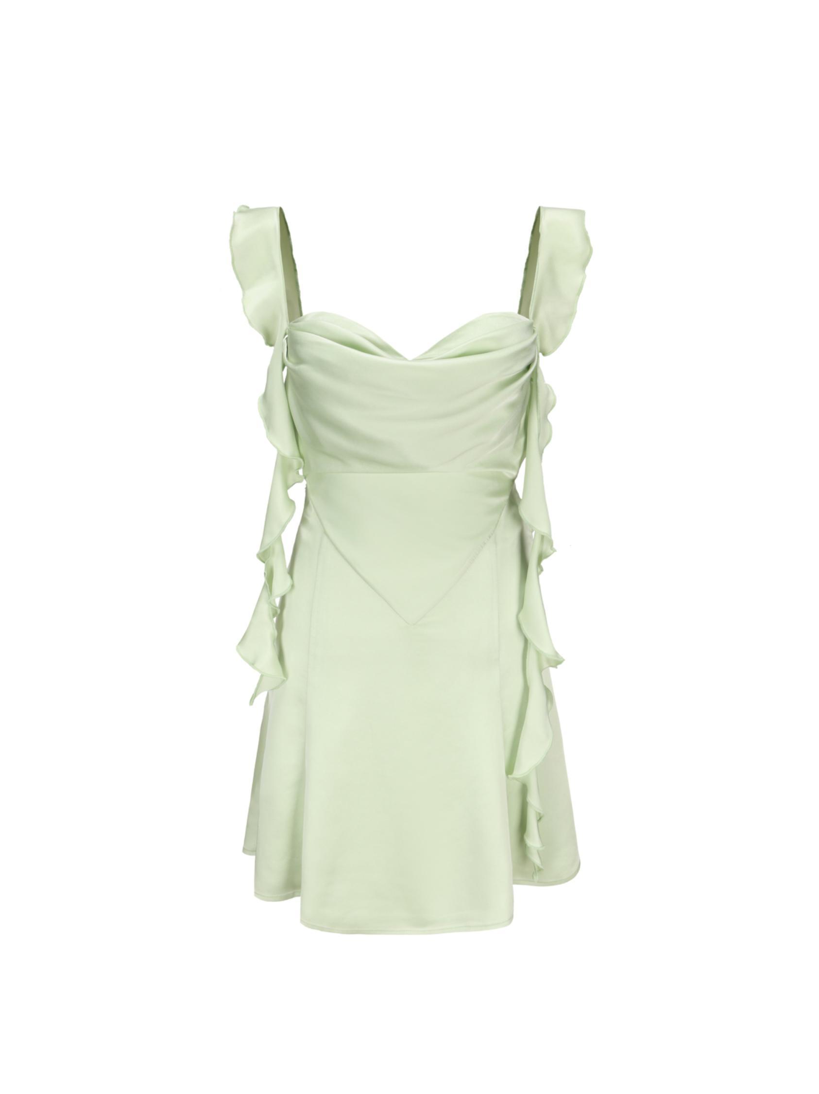 Karina Dress (Green) Product Image