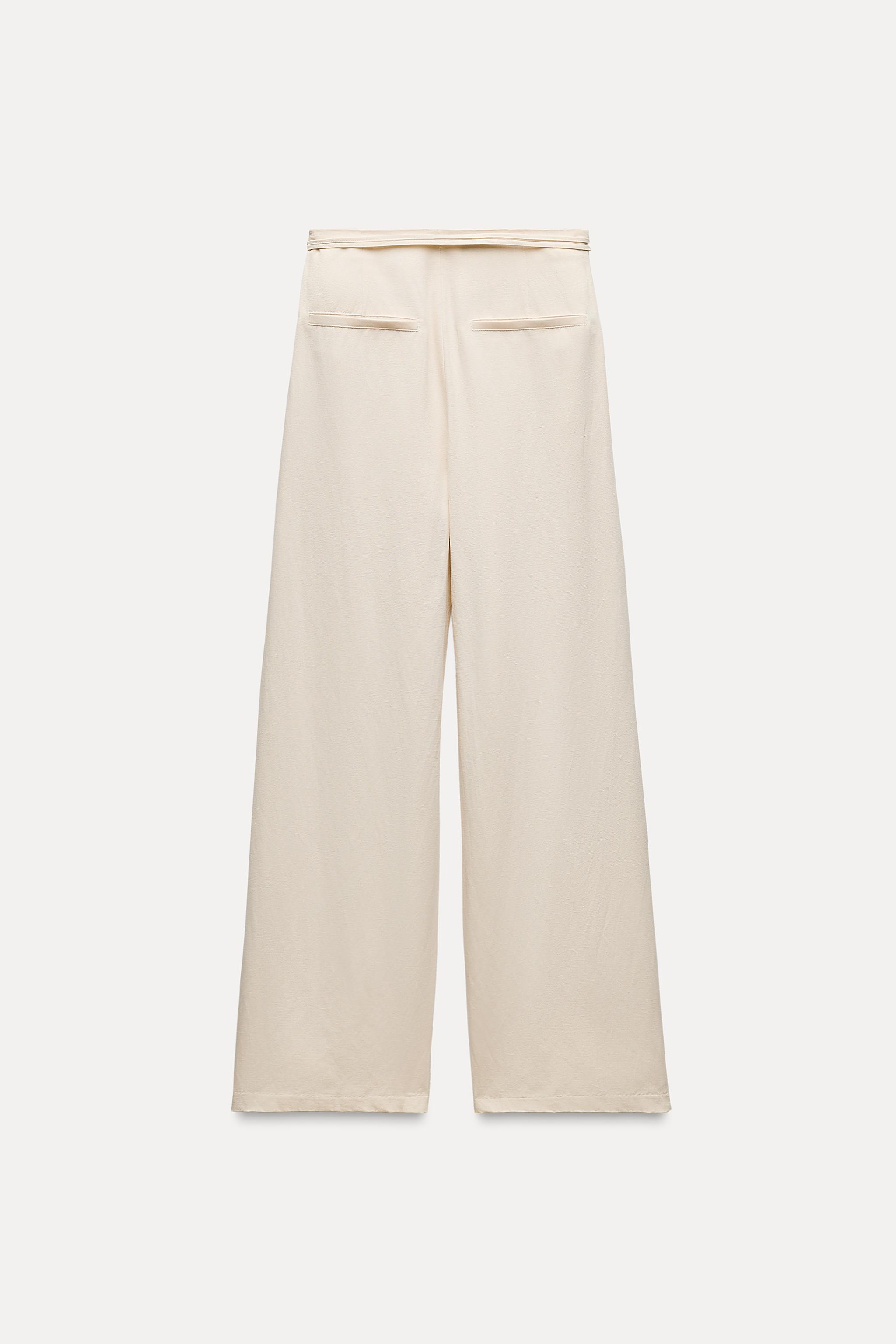 FULL LENGTH PANTS WITH BELT Product Image