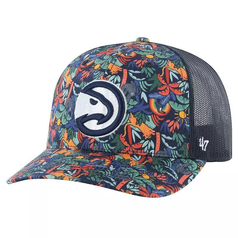 Mens 47 Atlanta Hawks Jungle Trucker Adjustable Hat, Blue Product Image