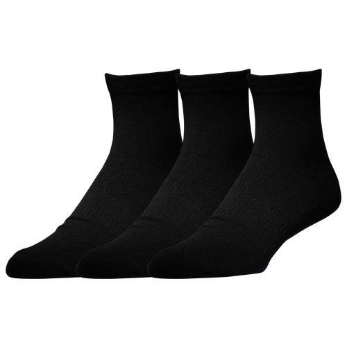 LCKR Mens LCKR 3 Pack Quarter Socks - Mens Black Product Image