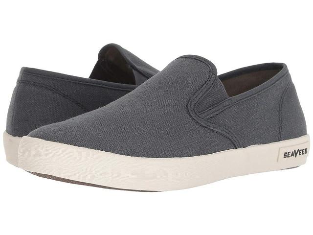 SeaVees Baja Slip On Classic (Slate Navy Vintage Wash Linen) Men's Shoes Product Image