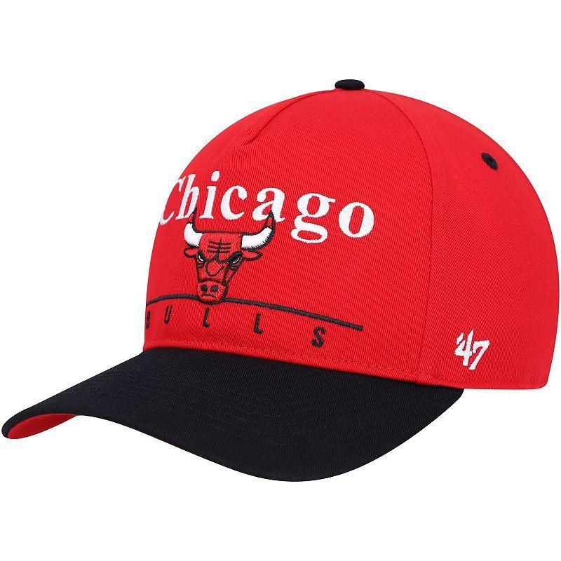 Mens 47 /Black Chicago Bulls Super Hitch Adjustable Hat Product Image