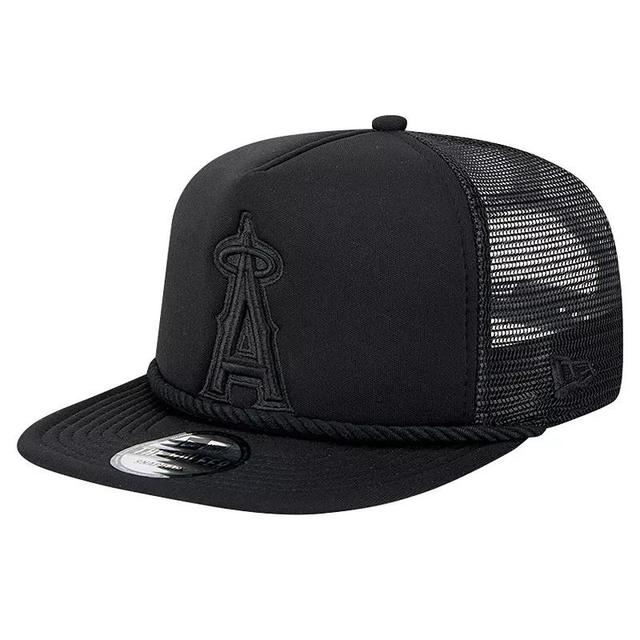 Mens New Era Los Angeles Angels Tone Foam Meshback Golfer Snapback Hat Product Image