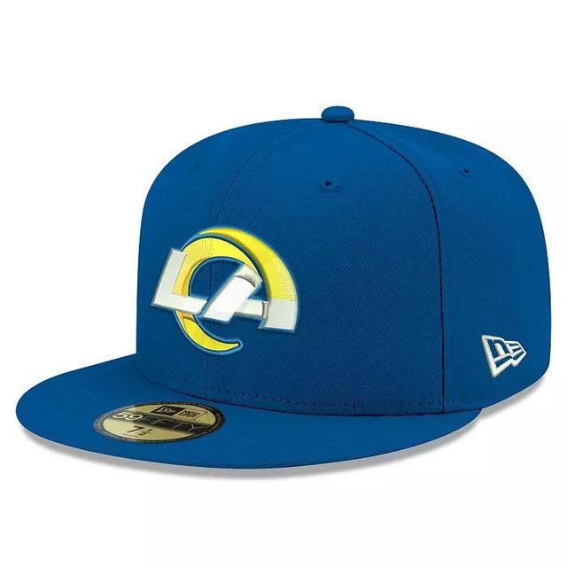 Mens New Era Royal Los Angeles Rams Team Basic 59FIFTY Fitted Hat Product Image