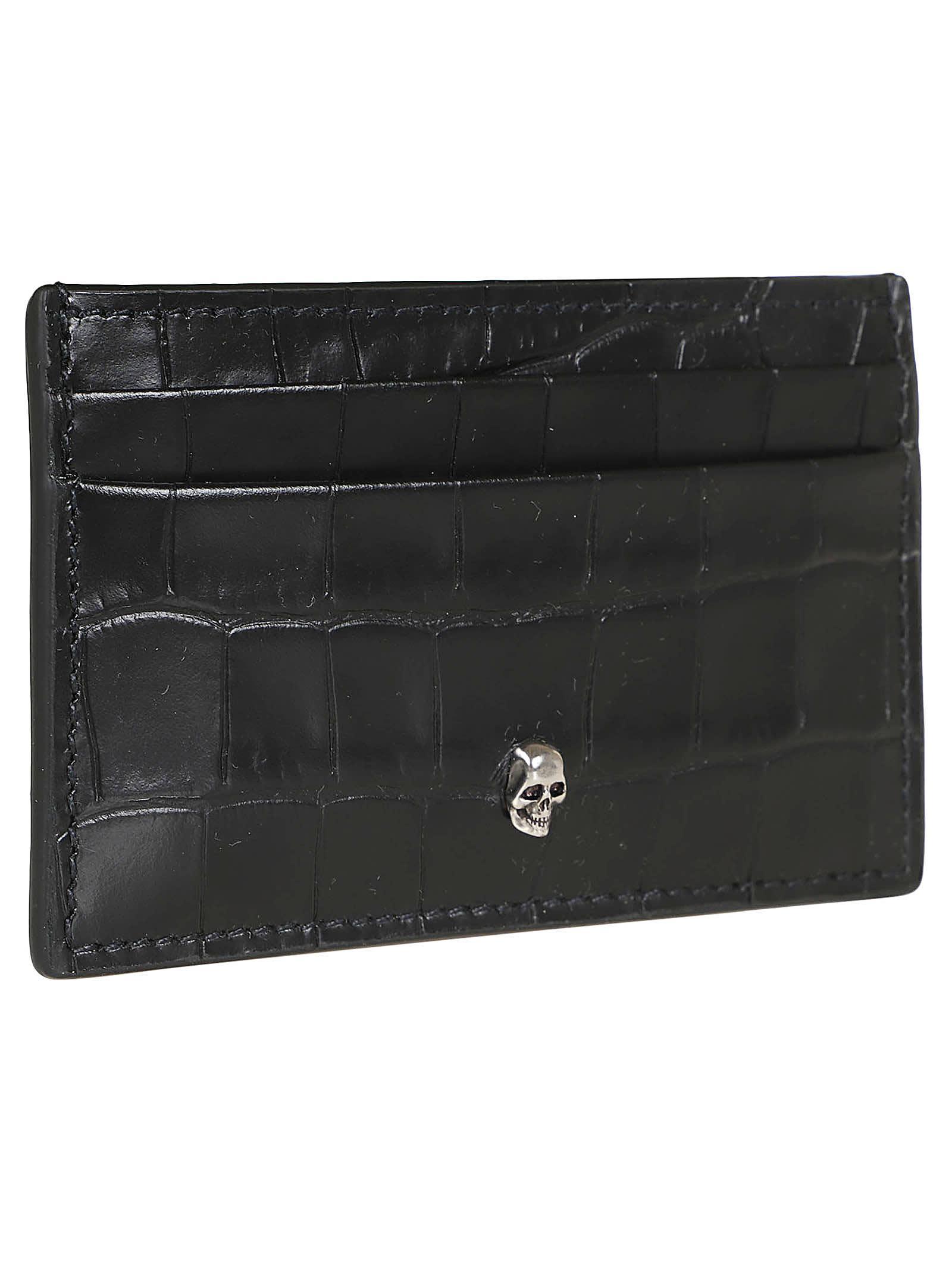 Card Holder In Black Product Image