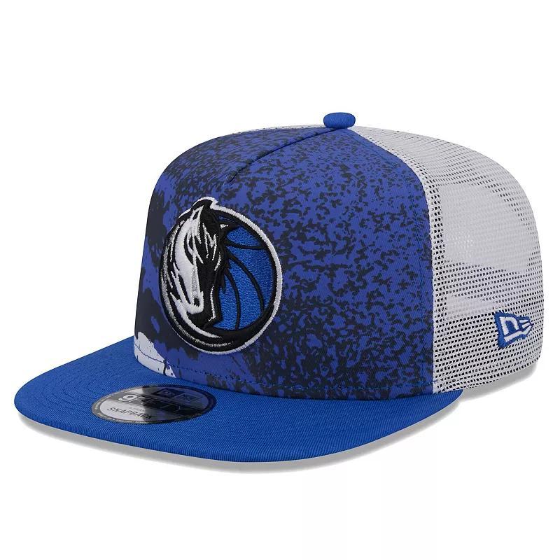 Mens New Era Dallas Mavericks Court Sport Speckle 9FIFTY Snapback Hat Product Image