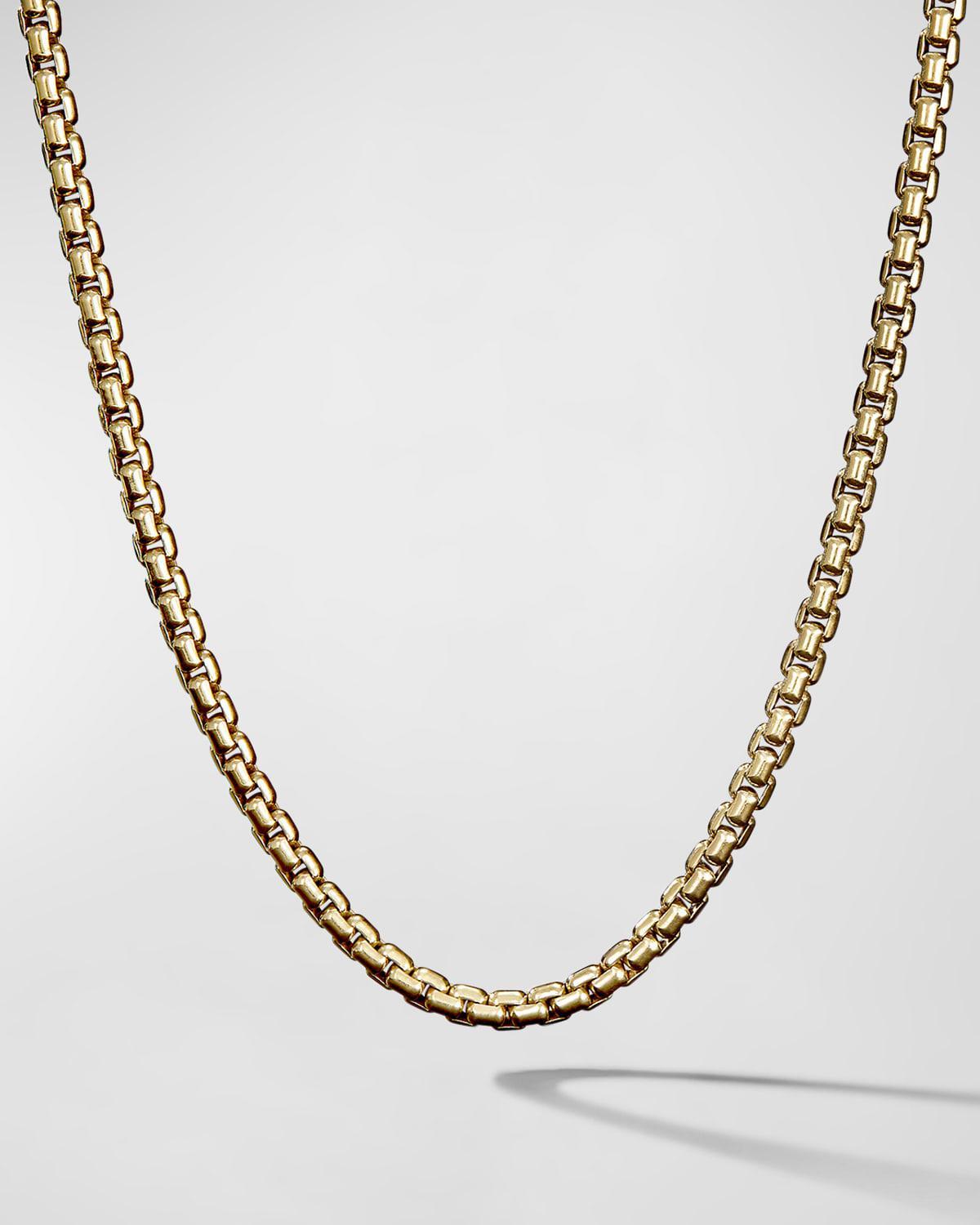 Mens Chain Collection 18K Gold Necklace Product Image