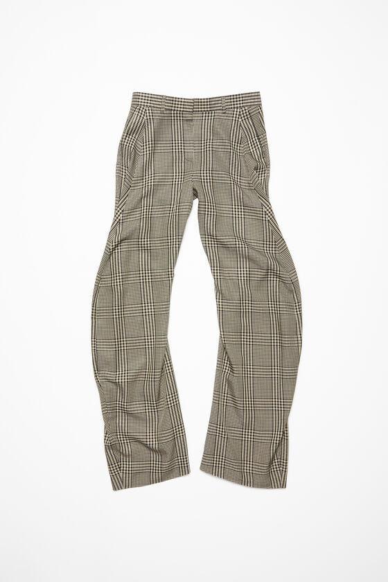 Plaid tailored trousers Product Image