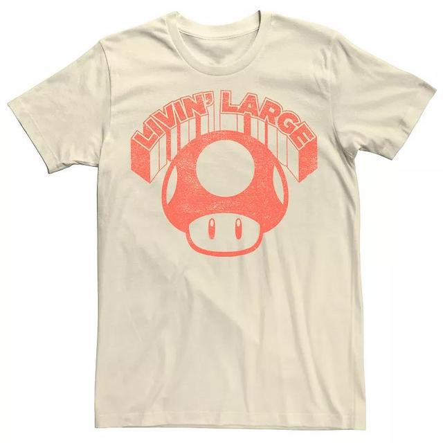 Mens Super Mario Mushroom Livin Large Tee Product Image