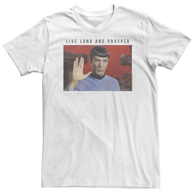 Big & Tall Star Trek: The Original Series Spock Live Long And Prosper Tee, Mens Product Image