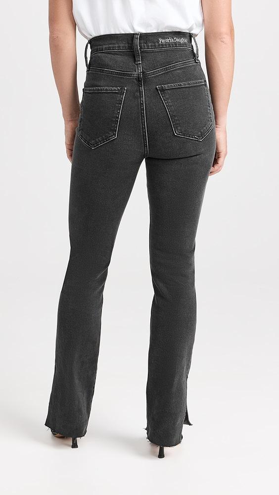 Favorite Daughter Petite Valentina Shortie Jeans | Shopbop Product Image