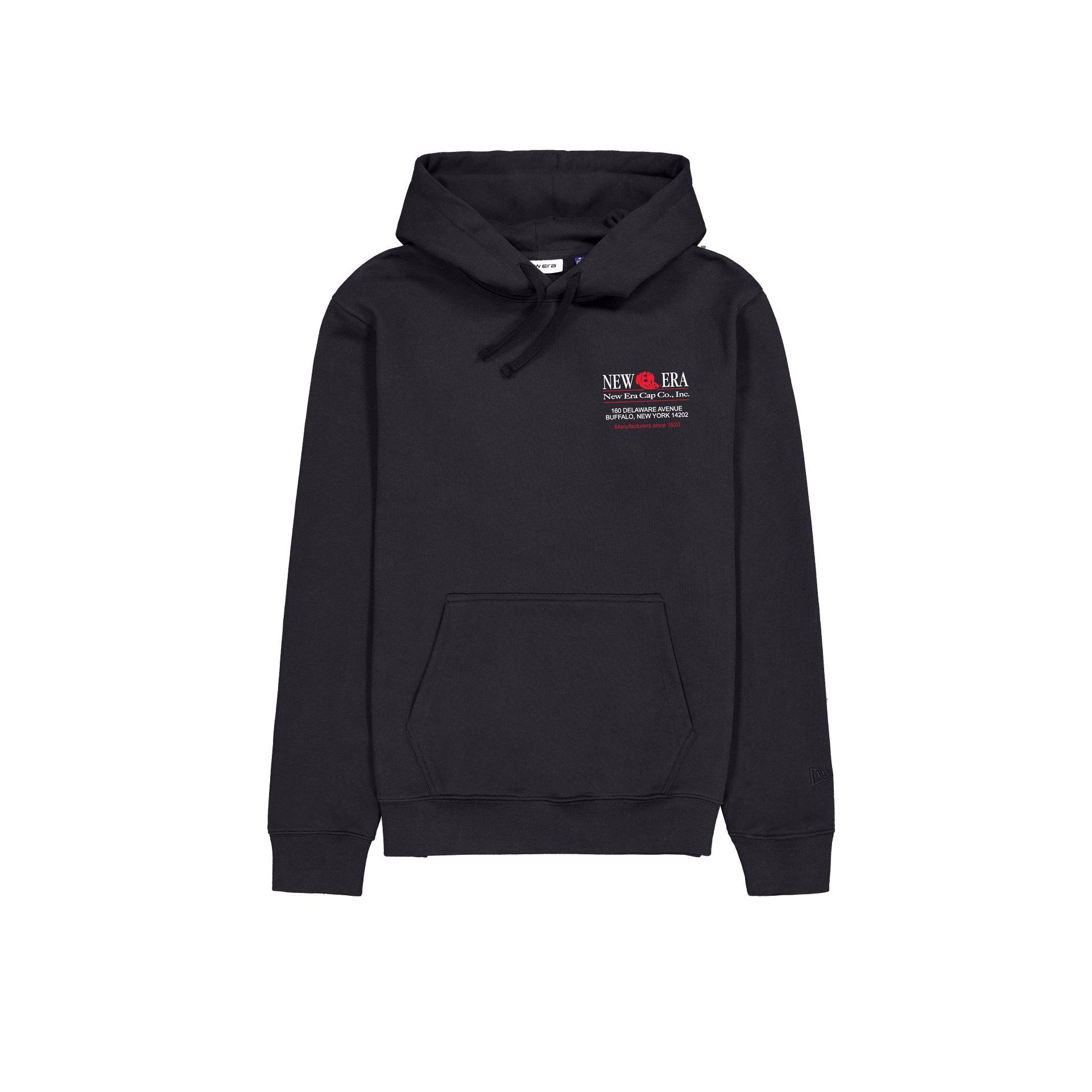 Brand New Era Sized Graphic Black Hoodie Male Product Image