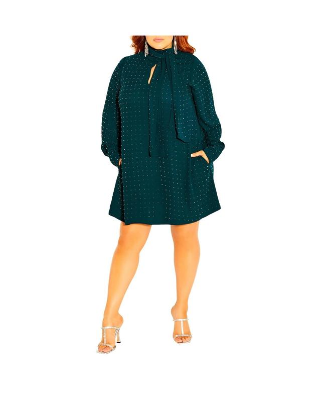 City Chic Womens Nailhead Tunic Top Product Image