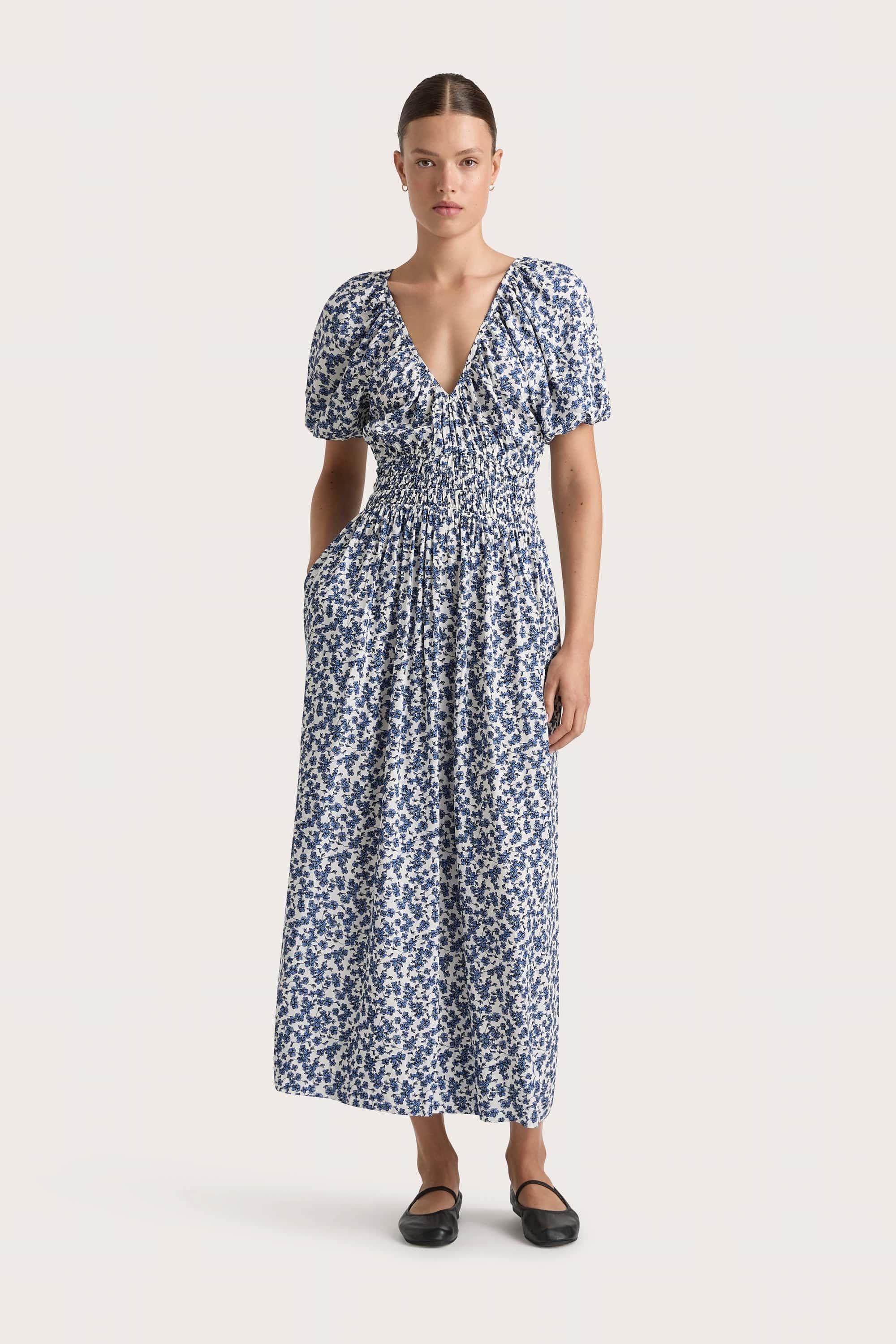 Anessa Maxi Dress Leilani Mid Blue Product Image