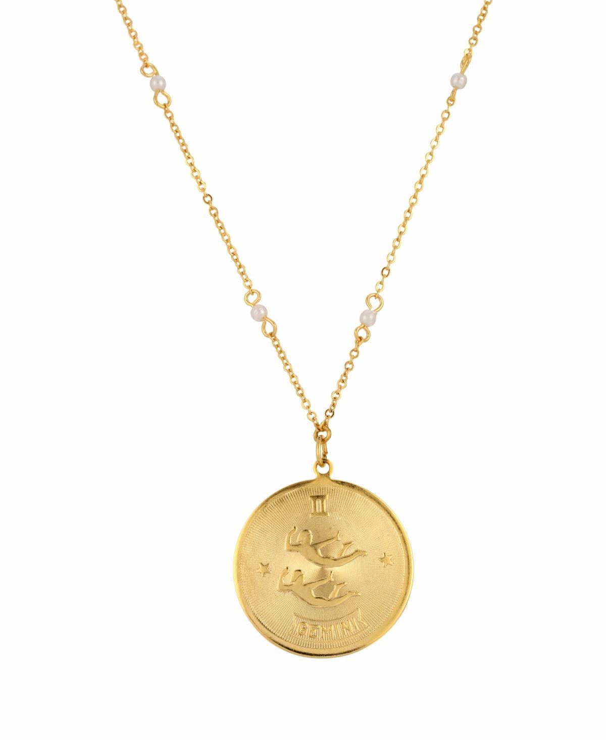 1928 Gold-tone Sagittarius Pendant Necklace, Womens, May Product Image