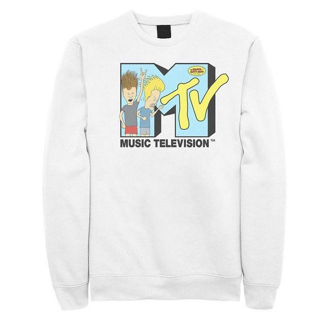 Mens MTV Beavis And Butthead Head Banging Logo Fleece Product Image