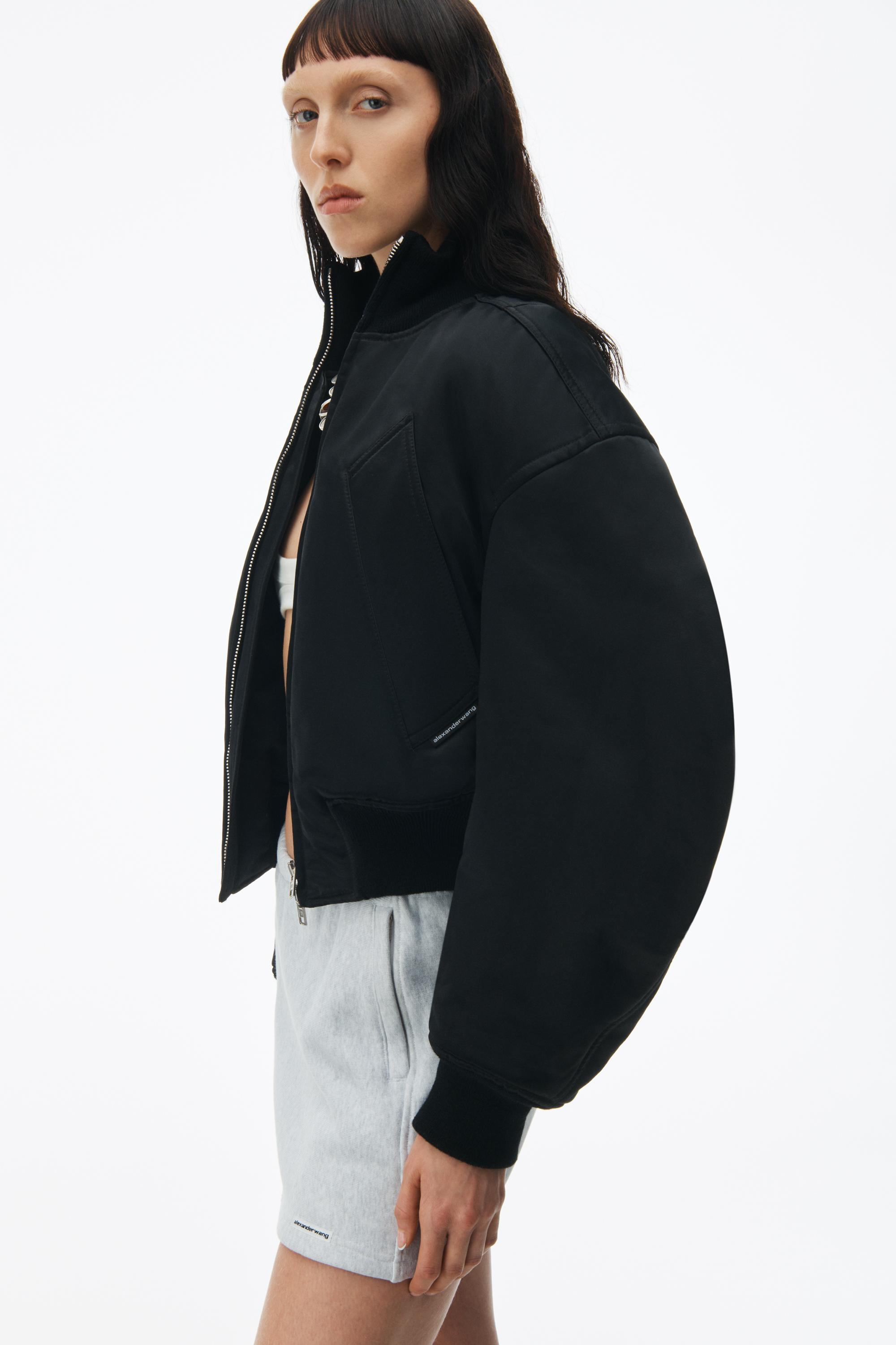 Bomber Jacket In Sateen Product Image