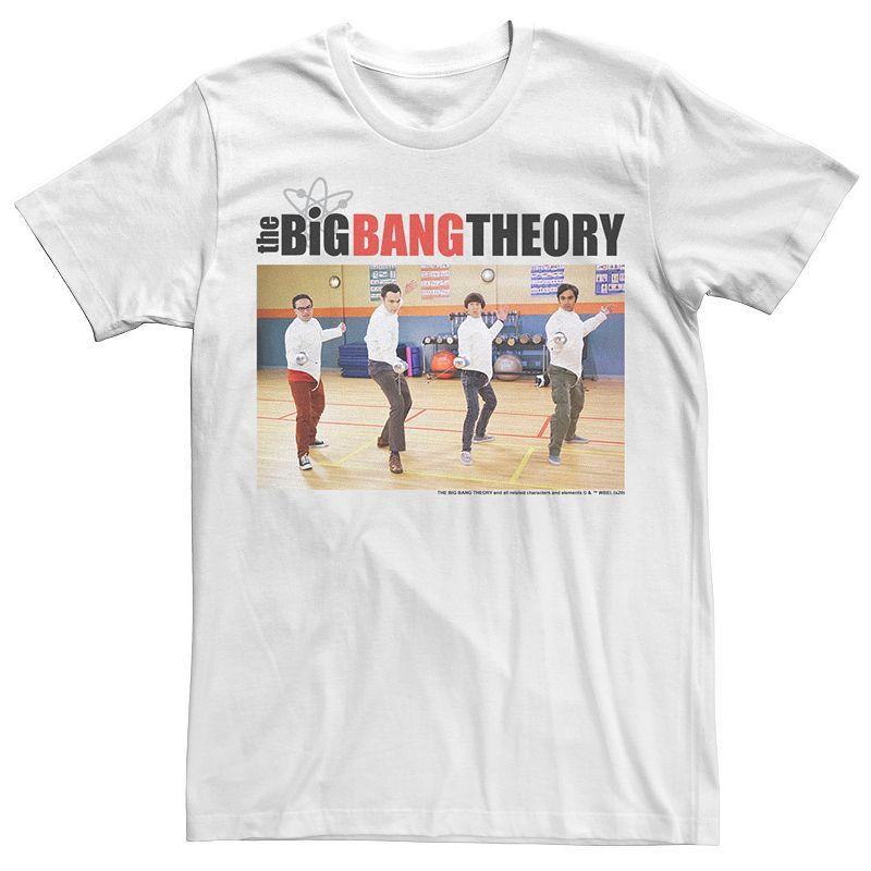 Mens The Big Bang Theory Fencing Group Shot Tee Product Image