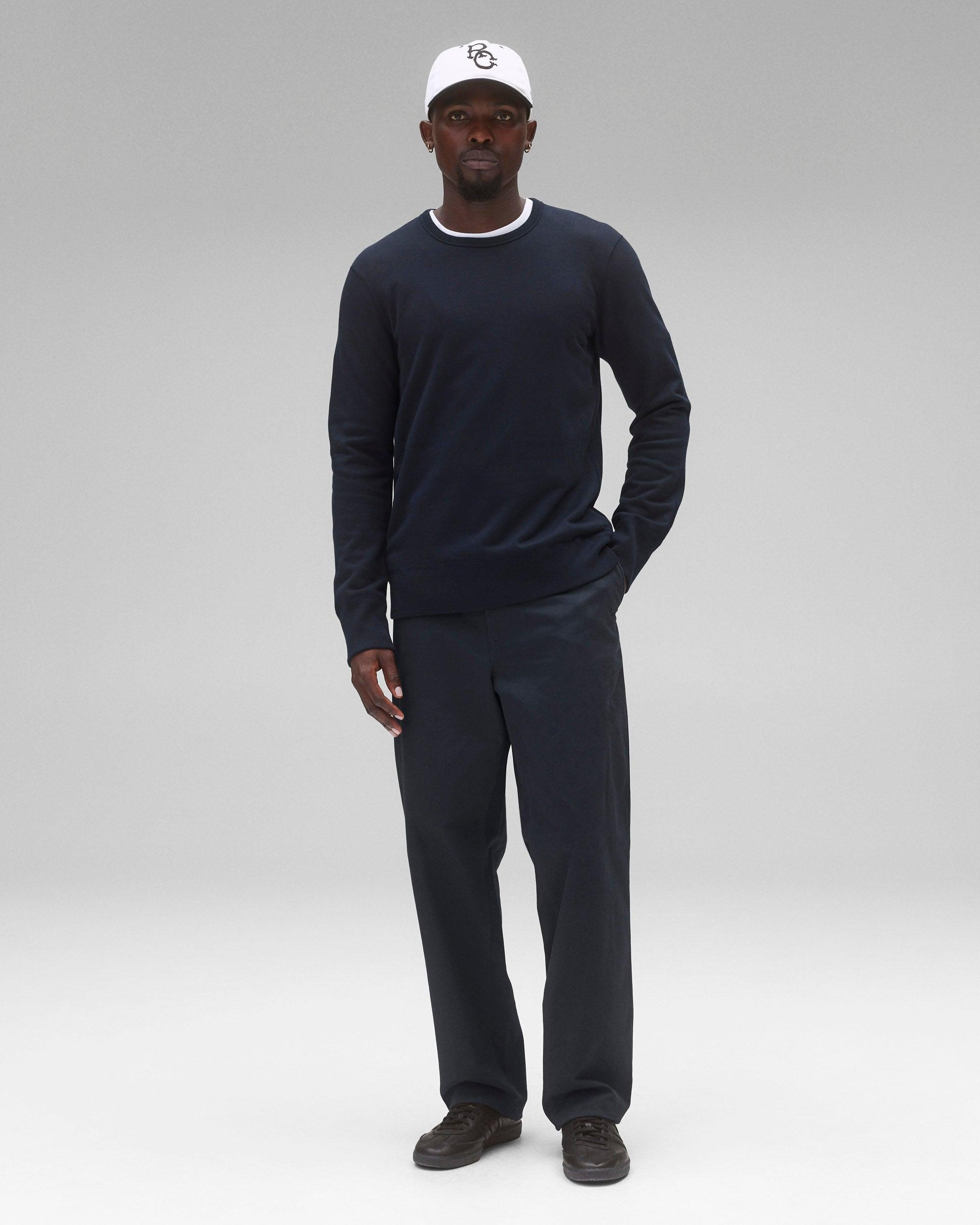 Midweight Terry Slim Crewneck Male Product Image