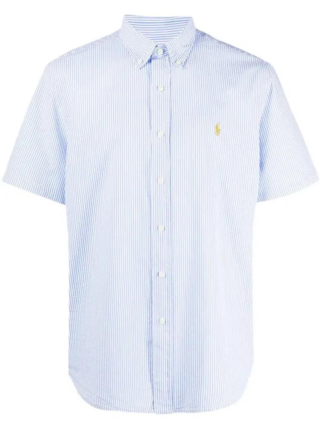 Short Sleeve Shirt In Blue Product Image