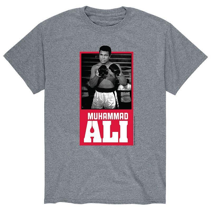 Mens Muhammad Ali Tee Athletic Grey Product Image