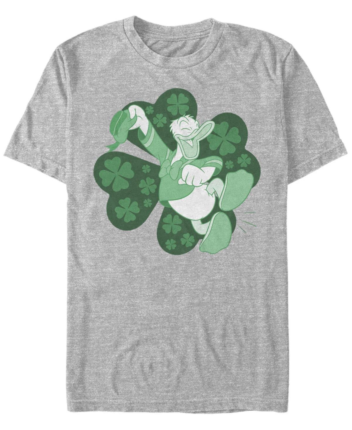 Disneys Mickey And Friends Mens St. Patricks Day Donald Duck Tee Athletic Grey Product Image