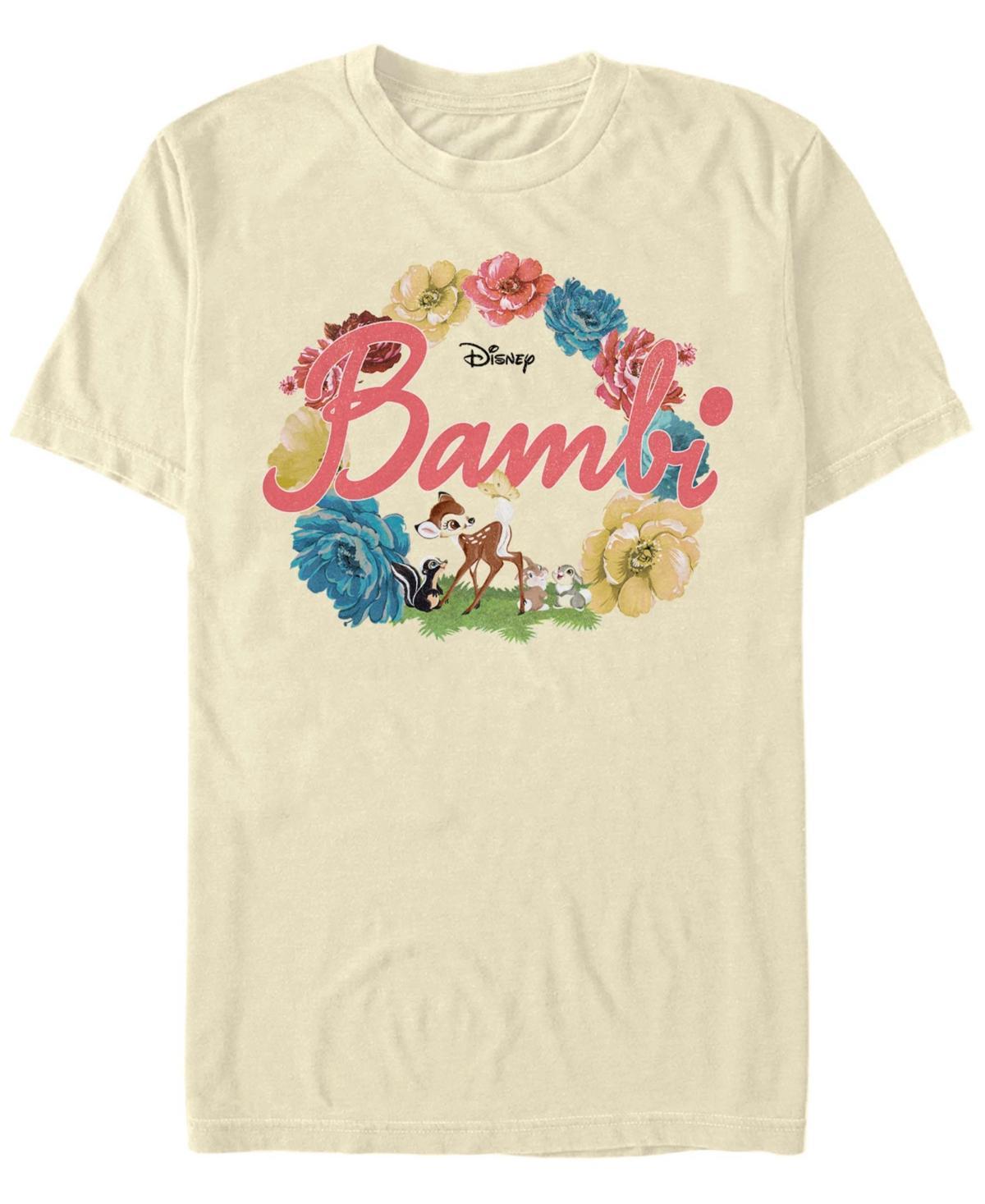 Mens Disney Bambi Floral Ring Logo Tee Product Image