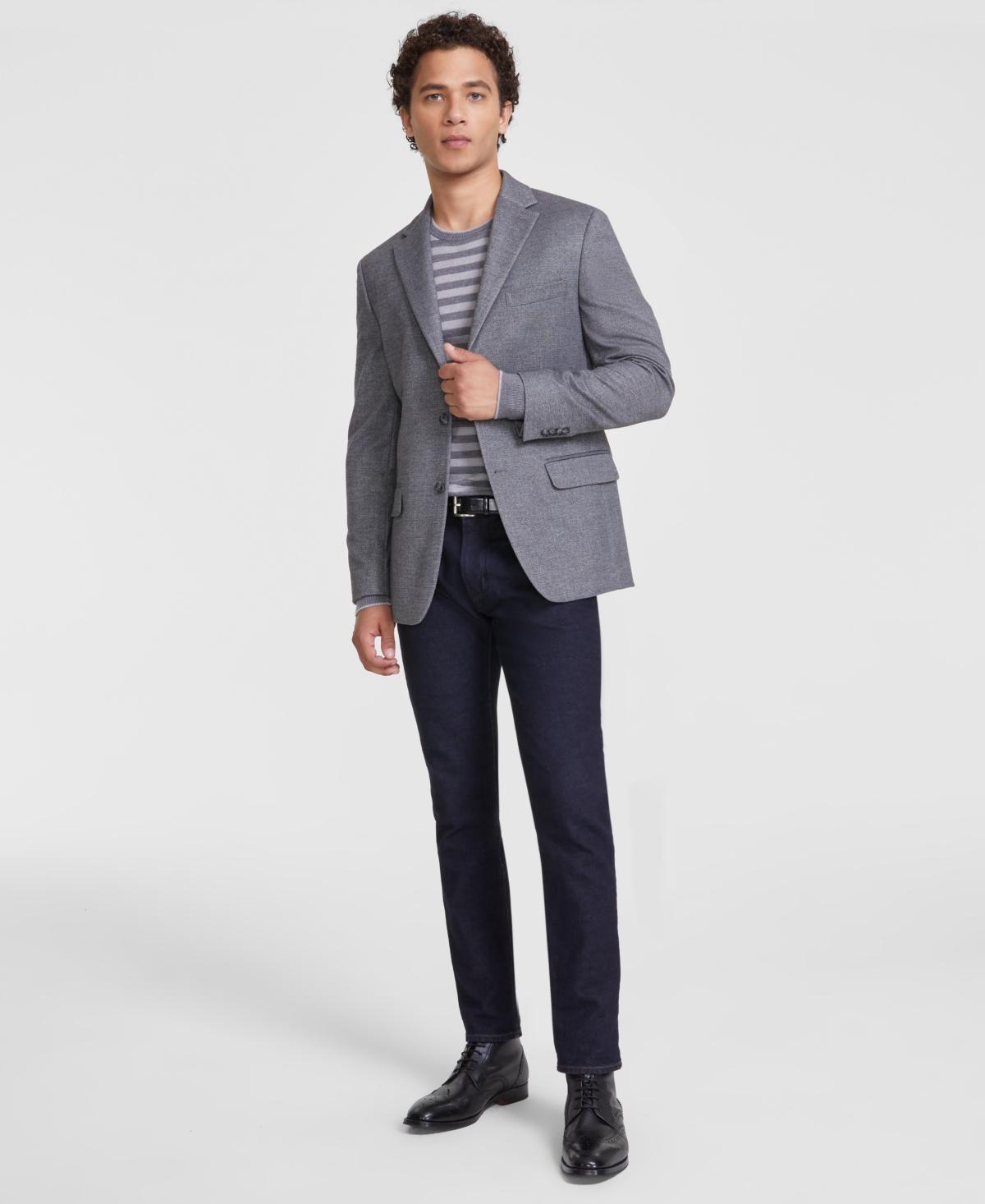 Tommy Hilfiger Mens Modern-Fit Sport Coat - Grey Product Image