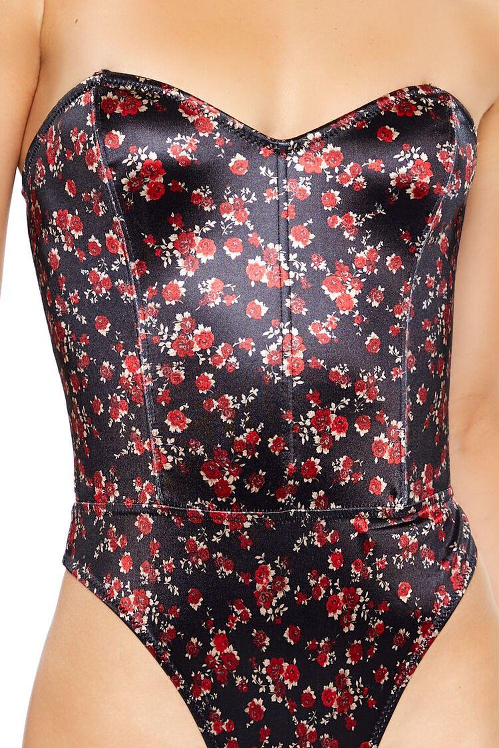 Floral Print Lingerie Bodysuit | Forever 21 Product Image