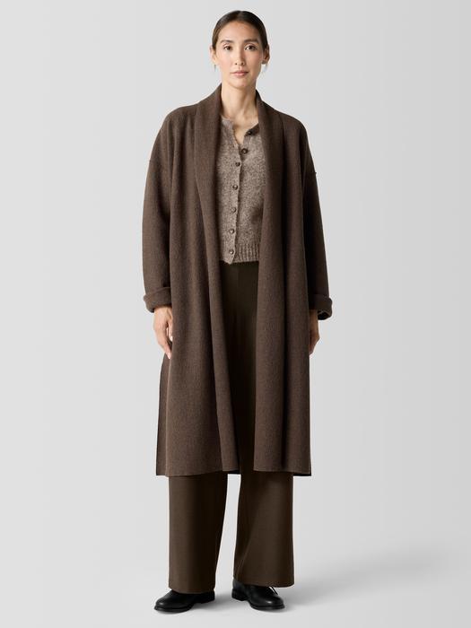 Lightweight Boiled Wool Icon Coat in Regenerative Wool Product Image