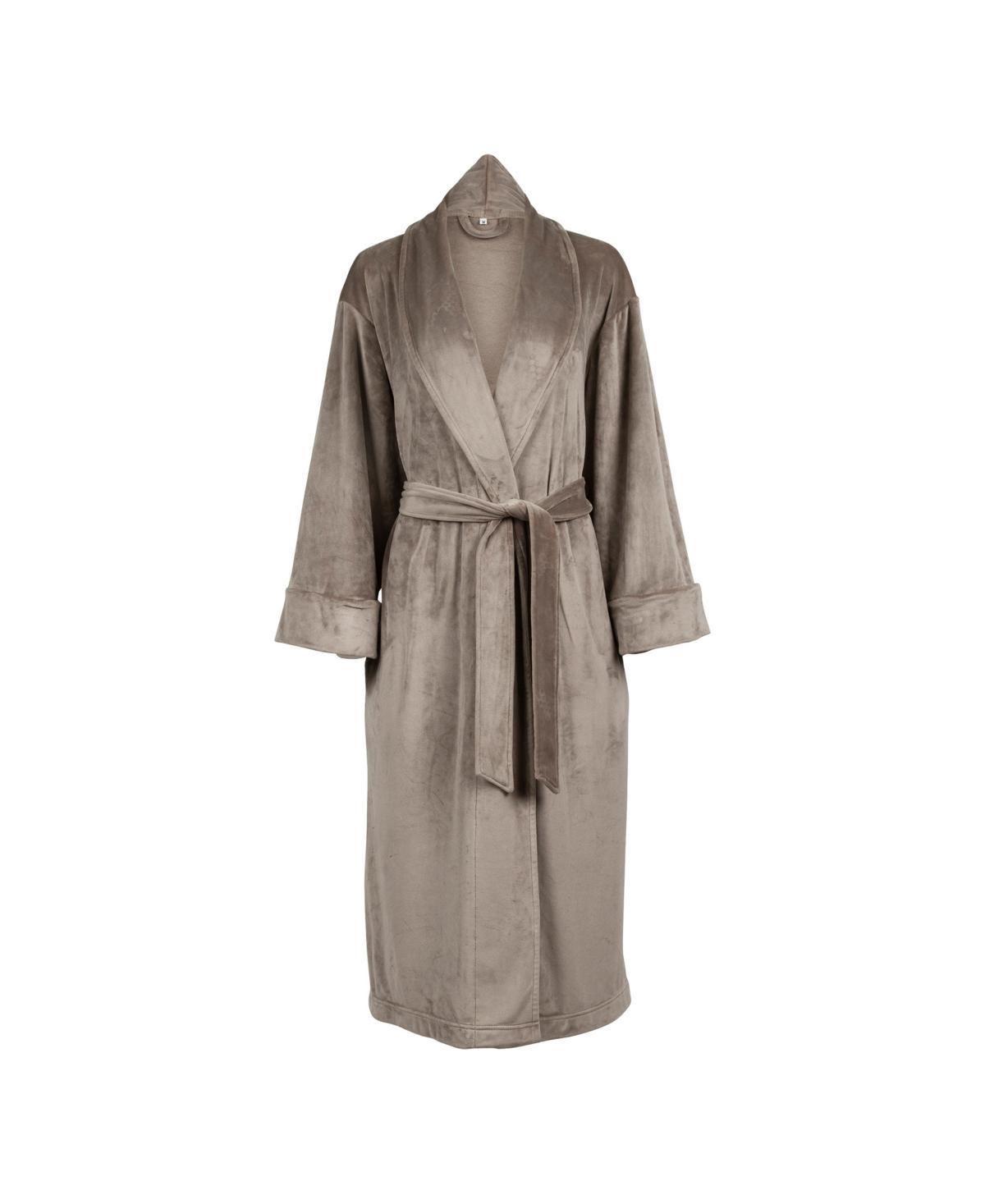 Pure Fiber Womens Velvety Soft Velour Bathrobe Product Image