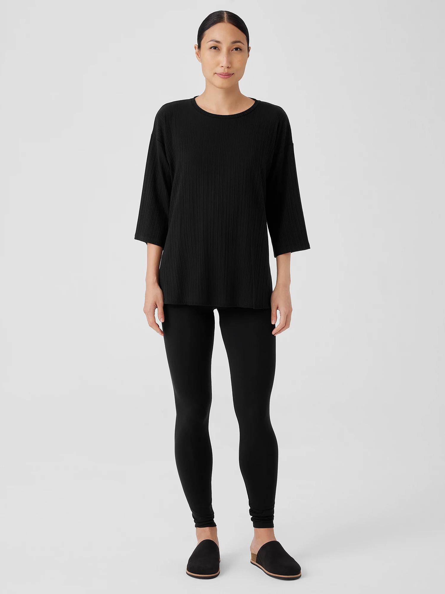 EILEEN FISHER Stretch Jersey Knit Leggingsfemale Product Image