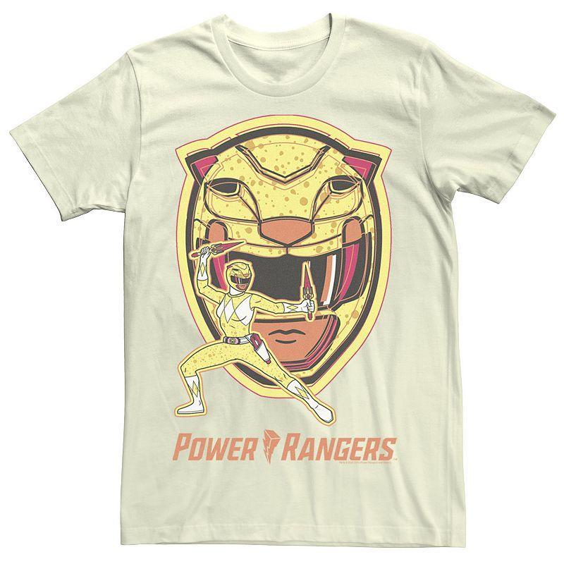 Mens Power Rangers Yellow Ranger Hero Shot Tee Product Image