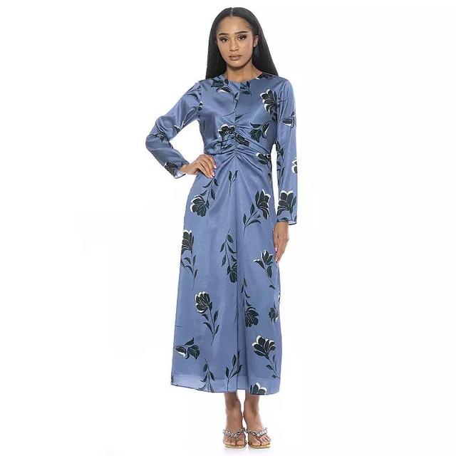 Womens ALEXIA ADMOR Eira Long Sleeve Midi Dress Product Image