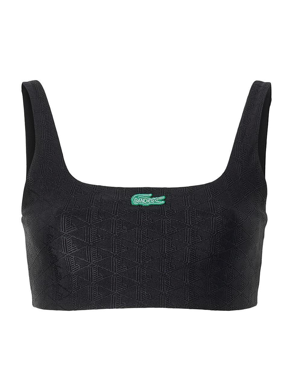 Womens Lacoste X Bandier Jacquard Sports Bra Product Image