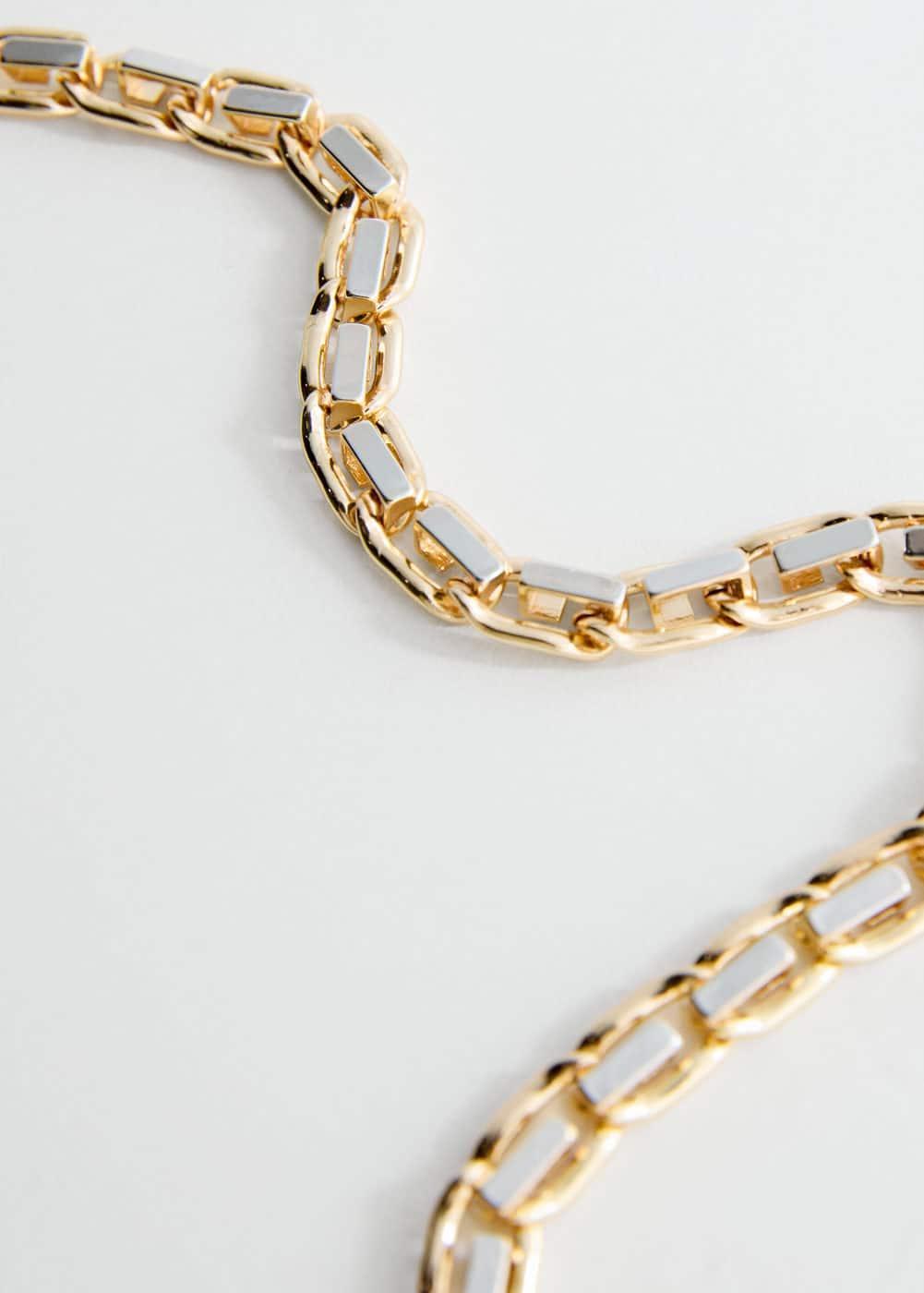 MANGO - Combined-link chain necklace - One size - Women Product Image