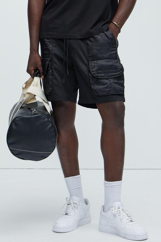 Marlo Quilted Shorts - Black Product Image