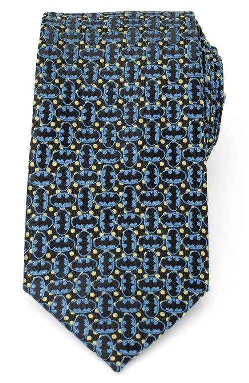 Mens DC Combic Book Heroes Tie, Black Product Image