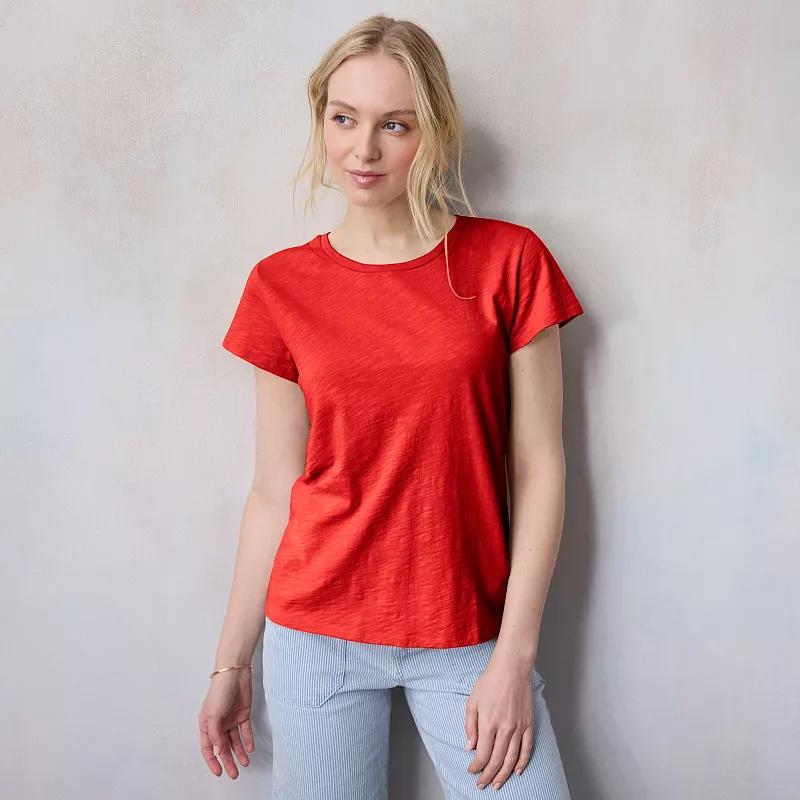 Womens LC Lauren Conrad Short Sleeve Tee Product Image