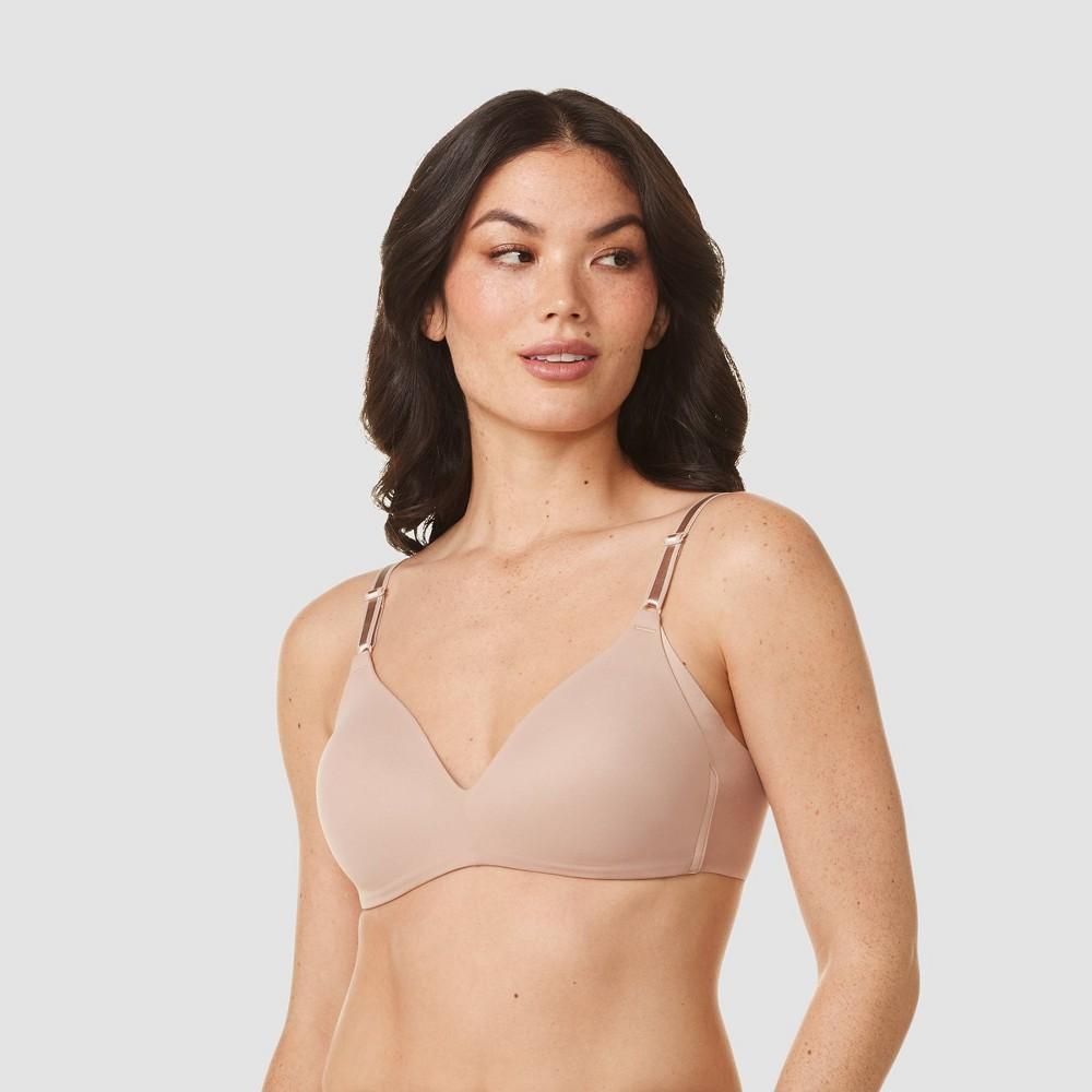 Simply Perfect by Warners Womens Underarm Smoothing Wire-Free Bra RM0561T - 36B Toasted Almond Product Image