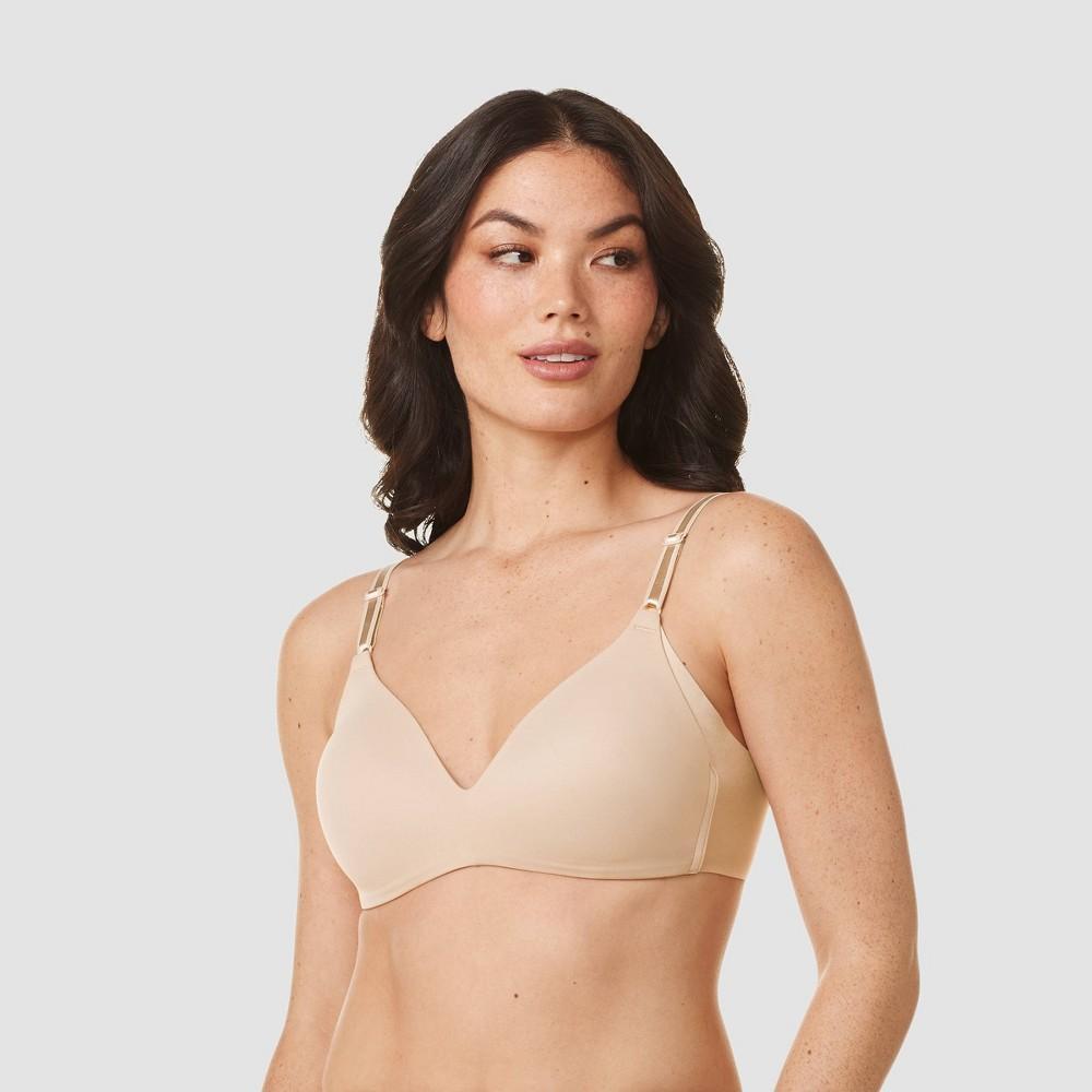 Simply Perfect by Warners Womens Underarm Smoothing Wire-Free Bra RM0561T - 34C Butterscotch Product Image