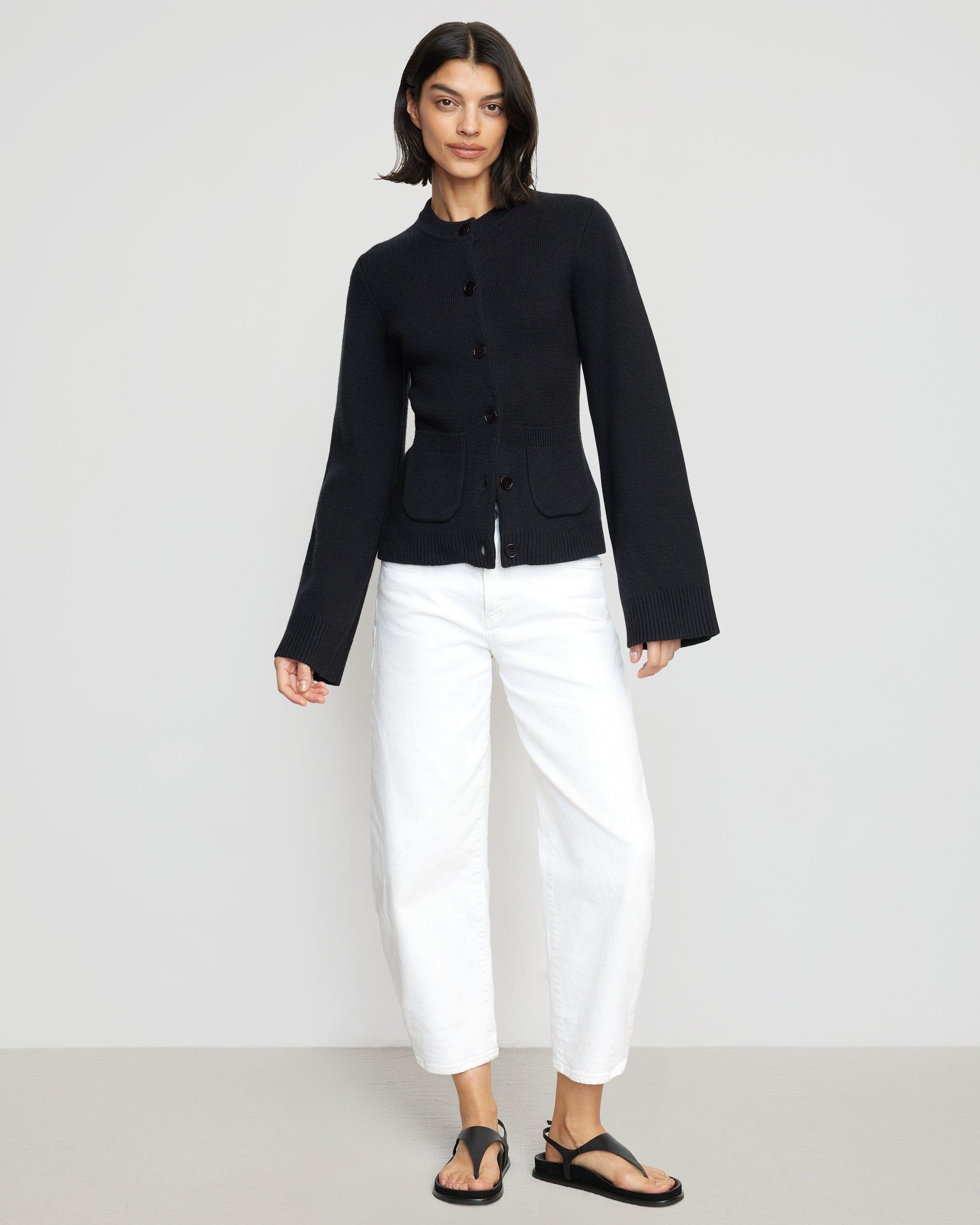 Eames Organic Cotton-Wool Button Cardigan Product Image