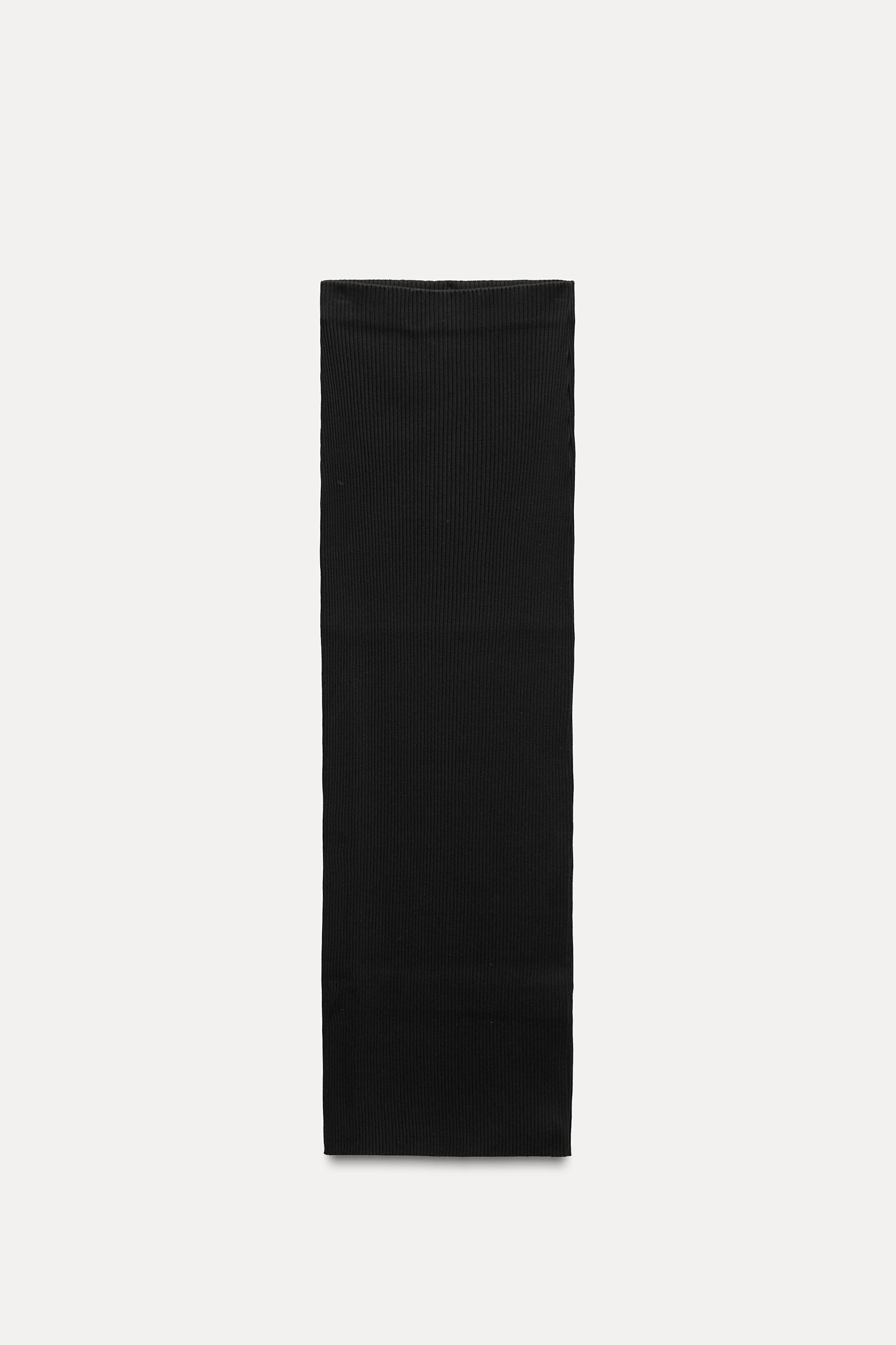 LONG RIBBED SKIRT Product Image