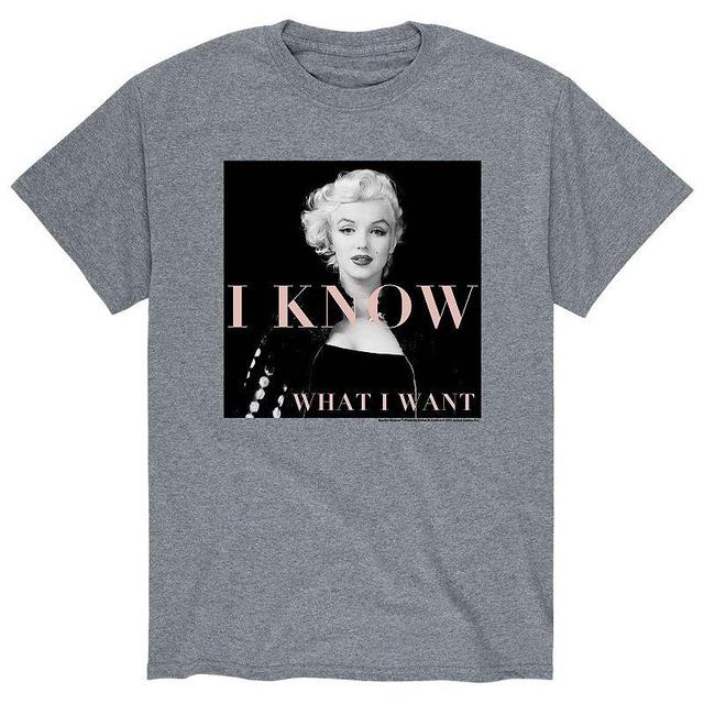 Mens Marilyn Monroe I Know Tee Product Image