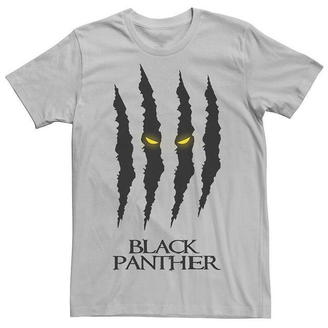 Mens Marvel Retro Black Panther Scratches Tee Product Image