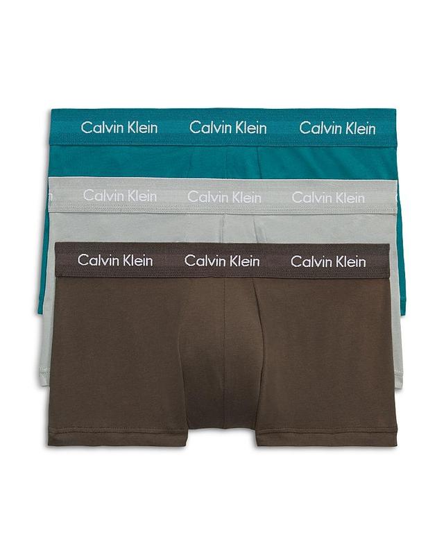 Calvin Klein Mens Cotton Stretch 3-Pack Low Rise Trunk - Multi - M Product Image