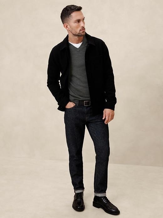 Merino V-Neck Sweater Product Image